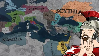 I Combined EU4 and Total War Rome 1 - AI Only Timelapse