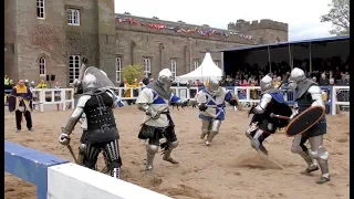 Medieval Combat 5v5 Poland v Ireland v Scotland at IMCF 2018 world Championship, Scone Palace