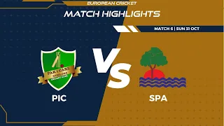 Match 6 - PIC vs SPA | Highlights | FanCode Spanish Championship Weekend Day 2 |Spain 2021|SCW21.006