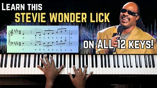 😻 Isn't she Lovely - Pentatonic Lick in both hands 🙌🏽 Stevie Wonder 🎹 Piano Lesson on all 12 Keys