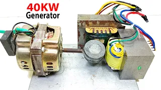 Free Energy Generator Use 2 Ups Big Transformer Make 230v Electricity Generator