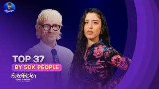 Eurovision 2024: Top 37 by 50K People