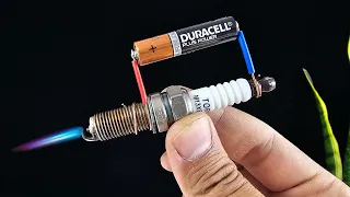 How to make a simple welding machine from spark plug at home!