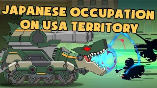 Japanese Occupation on USA Territory - Cartoons about tanks