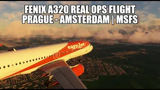 Fenix A320 Full VATSIM - Prague to Amsterdam | Fenix A320, GSX, & MSFS 2020