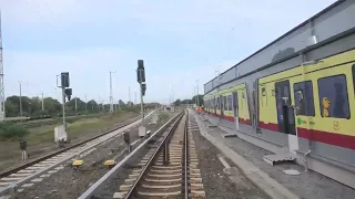 S-Bahn Berlin 2023 Linie S8 Führerstandsmitfahrt