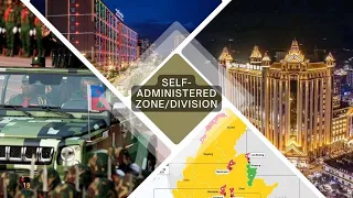 Self Administered Zone, Devision and Region in Myanmar