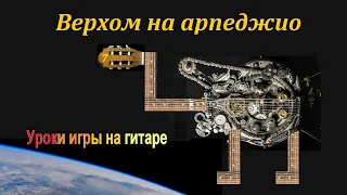 Арпеджио на гитаре – самый главный и красивый приём игры. Уроки игры на гитаре (7).