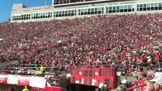 2012 Nebraska Huskers vs Idaho State - Fan wave