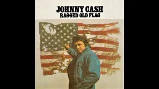 Johnny Cash "Ragged Old Flag" promo mono 45 vinyl