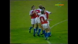 22/09/1992 World Cup Qualifier CZECHOSLOVAKIA v BELGIUM