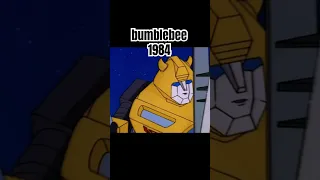 #bumblebee evolution (1984-2024)