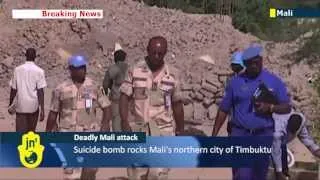 Suicide car bomb rocks Timbuktu: violence returns to desert city liberated from Islamists by France