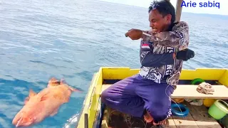 SAAT IKAN GUNTUR MAKANNYA MENGGANAS,TIBA TIBA 2 EKOR SAMBARAN IKAN TERMAHAL LANGSUNG MENGEJUTKAN