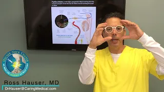 Light sensitivity and abnormal pupil dilation due to vagus nerve injury