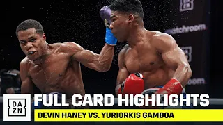 FULL CARD HIGHLIGHTS | Devin Haney vs. Yuriorkis Gamboa