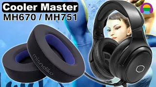 How to Replace/ Upgrade Earpads: Cooler Master MH670 / MH751 / MH752 Gaming Headset
