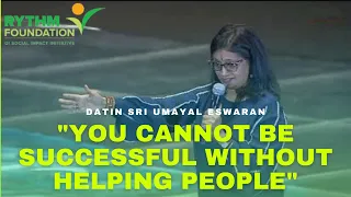 “You cannot be successful without helping people!” | Umayal Eswaran | RYTHM Foundation