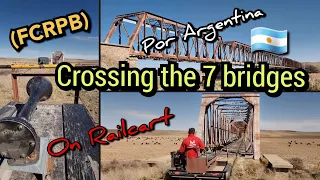 Riding Custom RAILCART whit Scooter motor in ARGENTINA country - [CC] english subtitules.