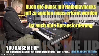 #137 YOU RAISE ME UP  |  Helmut Eder live mit Halbplayback am Yamaha Genos