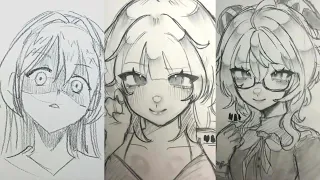 🖌️🎨Art drawing  tiktok compilations  ~ 😍Anime  #187