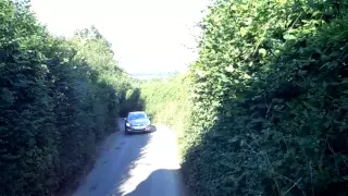 Stand off and cross lady - hgv v car