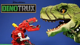 New Dinotrux Ty Rux Sounds & Phrases Vs D-Rex Jurassic Park  Unboxing - WD Toys