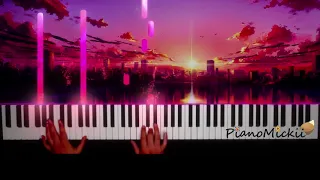How to play Kataware Doki (かたわれ時) on Piano (Tutorial)