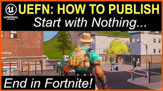 Publish your first (simple) game in Fortnite today using UEFN and Creator Portal. #uefn