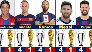 Players Who Won The World Cup And Champions League