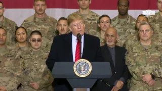 President Trump Delivers Remarks to Troops