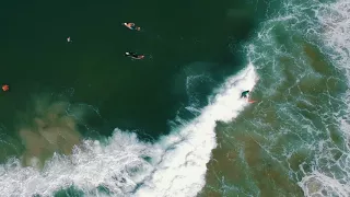 Surf no Arpoador com drone