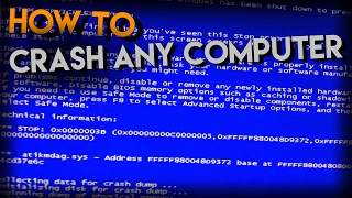 How To Crash Any Windows Computer! (no software)