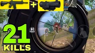 Watch this If you Love M416 + 6X SPRAY || 21 KILLS Solo vs squads | PUBG MOBILE