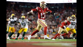 Brock Purdy - Every Completed Pass - San Francisco 49ers vs Packers - NFC Divisional Playoffs 2023