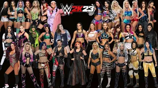 WWE 2K23 FEMALE ROSTER
