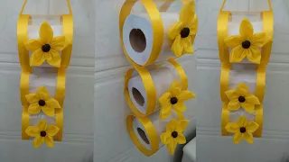 Porta papel higiênico com garrafa pet