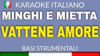 Amedeo Minghi e Mietta - Vattene amore (trottolino amoroso) - Karaoke Strumentale con cori 🎤