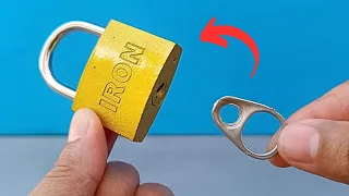 Open ANY lock without a key in the blink of an eye! Emergency trick