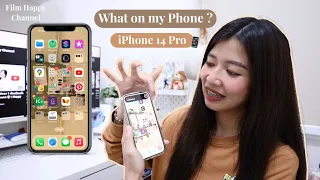 What on my phone? ไอโฟน 14 ฟิล์มมีแอพอะไรบ้างง 📱🌟 | Film Happy Channel