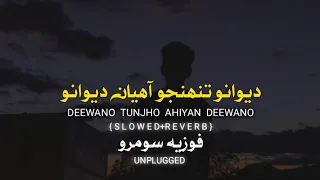 deewano_Tunjo_Ayan_deewano ||Royo Royo dil sare unplugged || || Sindhi Slowed+Reverb || lofi❤️