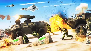 BEACH LANDING ASSAULT in GTA 5!