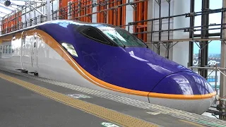 東北新幹線 E8系試運転(小山～白石蔵王間全駅)高速通過,ALFA-Xなど  Series E8 Shinkansen test run