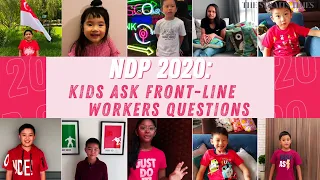 NDP 2020: Kids ask front-line workers questions | The Straits Times