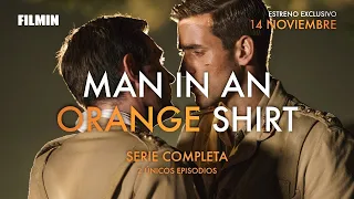 Мужчина в оранжевой рубашке