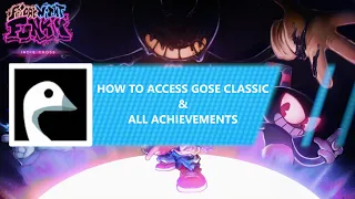 FNF Indie Cross: How to unlock Gose Classic (First ever all achievements)