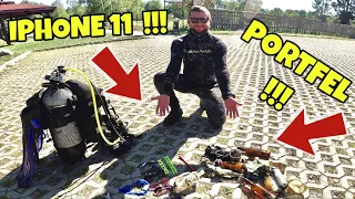 DIVER FOUND A WALLET, IPHONE 11, WATCH, MONEY AND GAVE IT BACK TO THE OWNER !!!