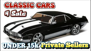 Great Deals-Classic Cars for Under 15k