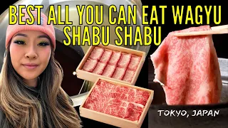 $25 ALL YOU CAN EAT Shabu Shabu and Sukiyaki in Shinjuku Tokyo Japan