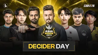 FREE FIRE ASIA LEAGUE | GRAND FINALS DECIDER DAY FT. #ROCKY #MAFIAS #EXP #ONIC #TSG #CGGG #PE